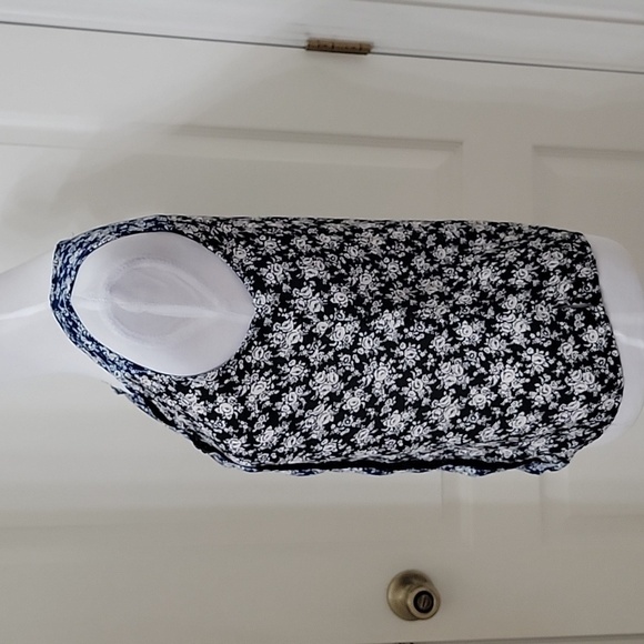 Skies are Blue Size XSP Black Blue Sleeveless Blouse, Exc. Used Condition - Picture 3 of 11